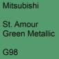 Preview: Mitsubishi, St. Amour Green Metallic, G98.